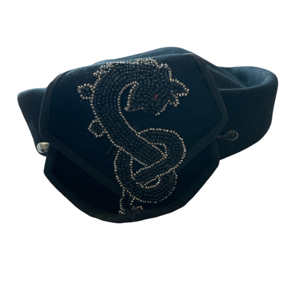 Vintage 1940’s Ladies Black Hat